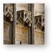 Detailed sconces outside the Cathedral Metal Print