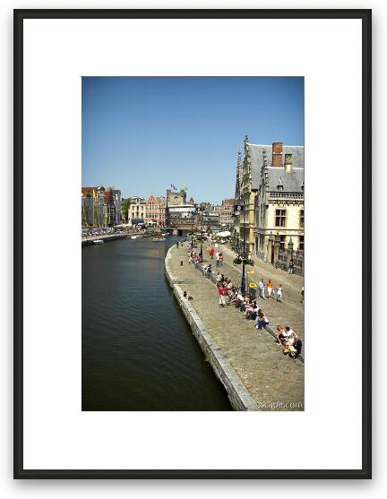 The River Leie Framed Fine Art Print