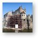 Het Gravensteen - Castle of the Counts - under restoration Metal Print