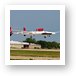 Virgin Atlantic Global Flyer taking off Art Print