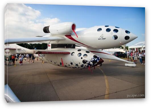 White Knight and SpaceShipOne by Scaled Composites Fine Art Canvas Print