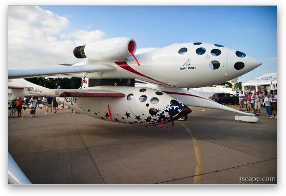 White Knight and SpaceShipOne by Scaled Composites Fine Art Metal Print