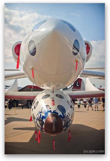 White Knight and SpaceShipOne Fine Art Metal Print