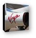 Virgin logo on SpaceShipOne, and signatures on rocket Canvas Print