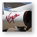 Virgin logo on SpaceShipOne, and signatures on rocket Metal Print