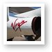 Virgin logo on SpaceShipOne, and signatures on rocket Art Print