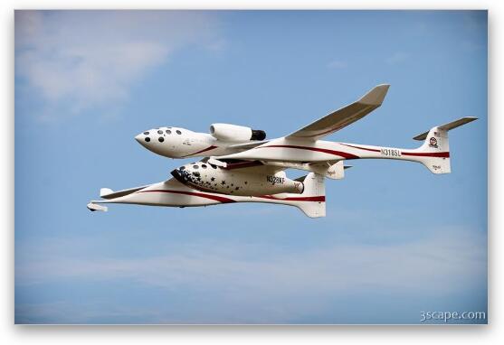 White Knight and SpaceShipOne Fine Art Print