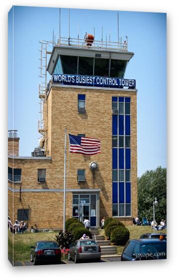 Worlds busiest control tower Fine Art Canvas Print