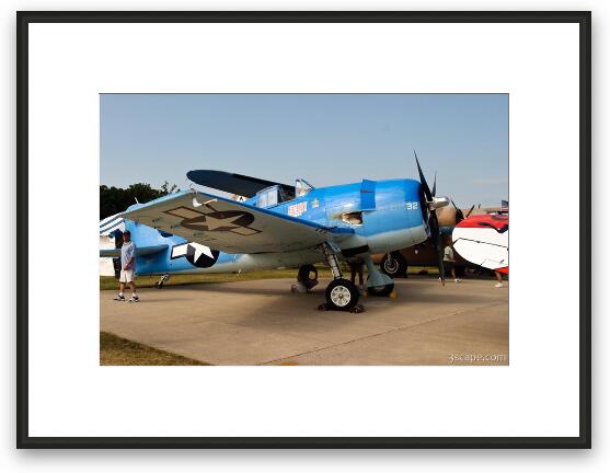 Grumman F6F Hellcat Framed Fine Art Print