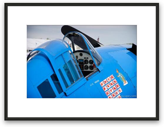 Grumman F6F Hellcat Framed Fine Art Print