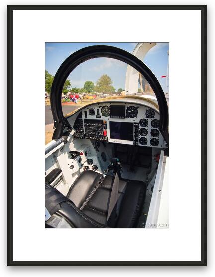 Cockpit of the RV-8 Framed Fine Art Print