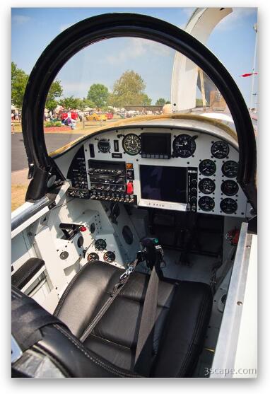 Cockpit of the RV-8 Fine Art Print