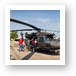 UH-60 Blackhawk helicopter Art Print