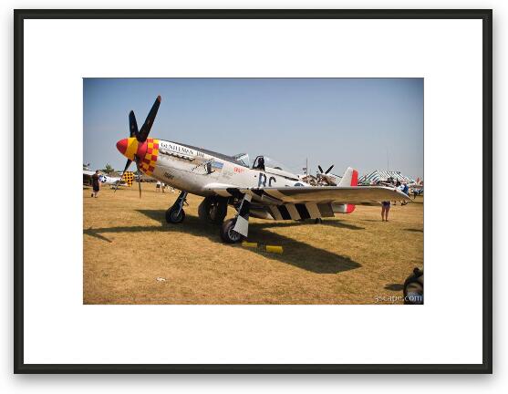 Capt. Jim Browning's - Gentlema Jim - P-51D Mustang Framed Fine Art Print