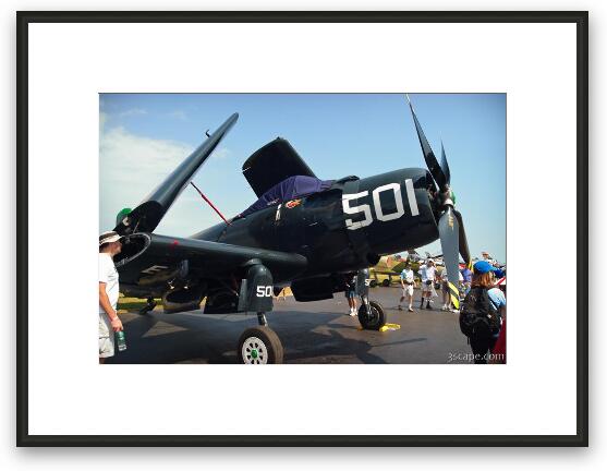 Douglas A-1 (AD-4) Skyraider Framed Fine Art Print