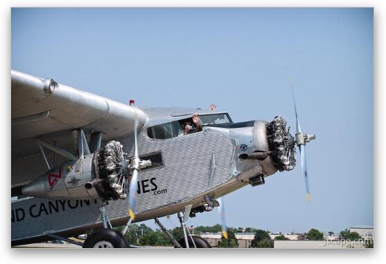 Ford Trimotor - Grand Canyon Airlines Fine Art Metal Print