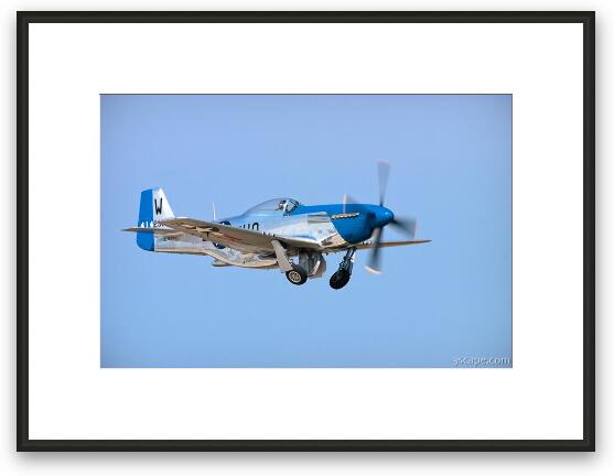 North American P-51 Mustang Framed Fine Art Print