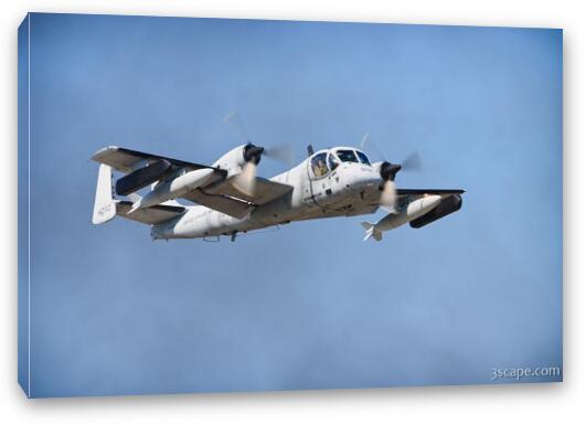 Grumman RV-1D Mohawk (Army reconaisance aircraft) Fine Art Canvas Print