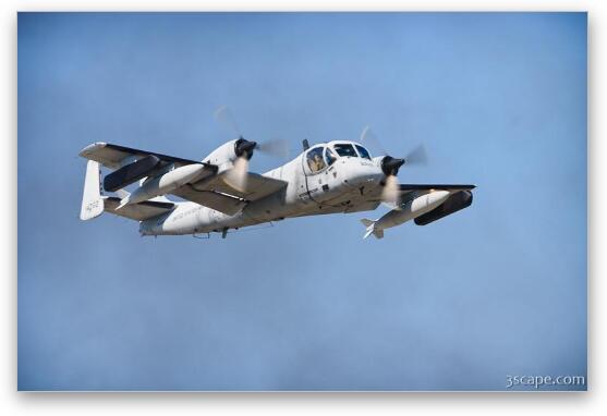 Grumman RV-1D Mohawk (Army reconaisance aircraft) Fine Art Metal Print