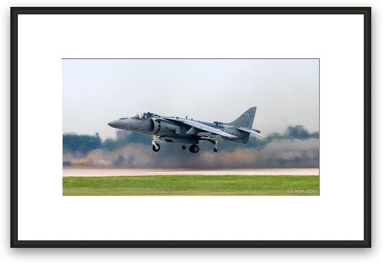 McDonnell Douglas (Hawker) AV-8B Harrier II Framed Fine Art Print