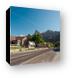 The nice little town of Springdale Canvas Print