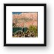 Wagon and Zion's red rock Framed Print