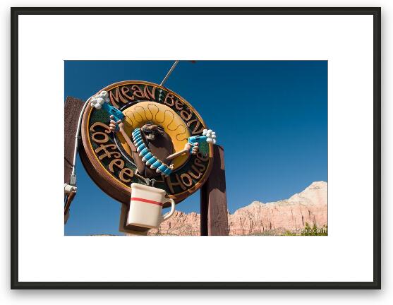 Our daily morning stop - Mean Bean Coffee House Framed Fine Art Print