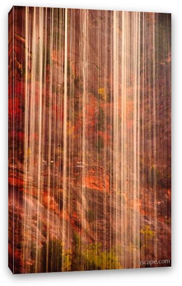 Colors through the Weeping Rock Fine Art Canvas Print