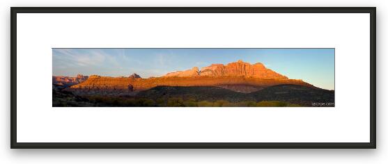 Mount Kinesava Framed Fine Art Print