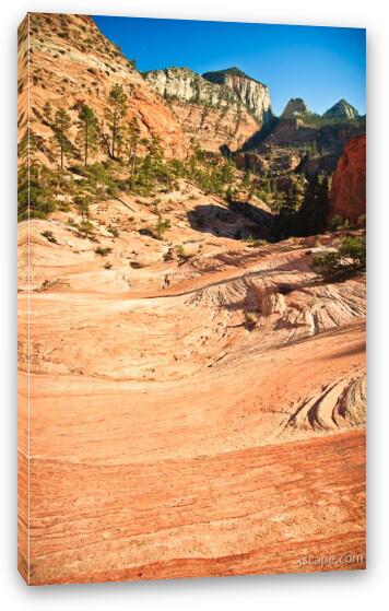 The view from above. Fine Art Canvas Print