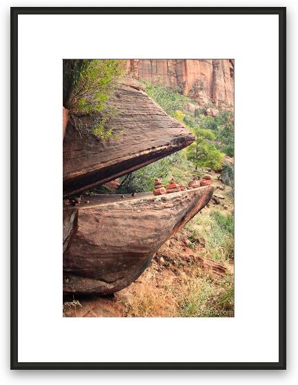 Frog rock (or lizzard or whale, depending on what you see) Framed Fine Art Print