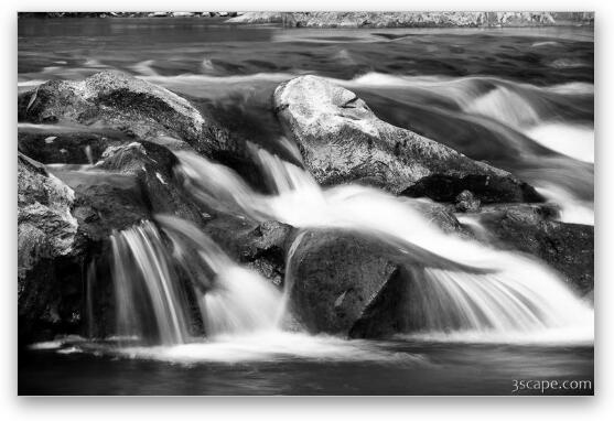 Waterfall (North Fork Virgin River) Fine Art Metal Print