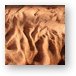 Sand ripples in the wash Metal Print