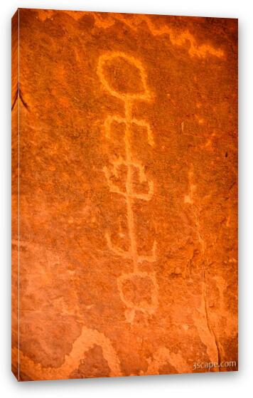 Petroglyph Fine Art Canvas Print
