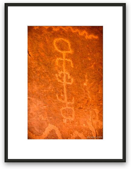 Petroglyph Framed Fine Art Print
