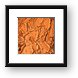 Rolls of dried mud in the wash Framed Print