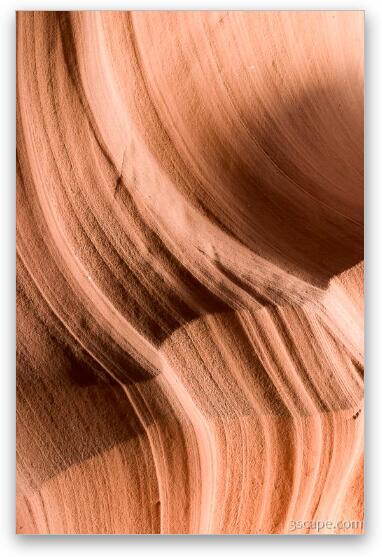 Inside the Antelope slot canyon Fine Art Print