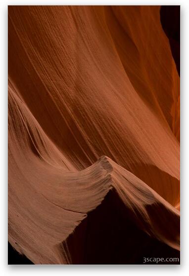 Inside the Antelope slot canyon Fine Art Metal Print