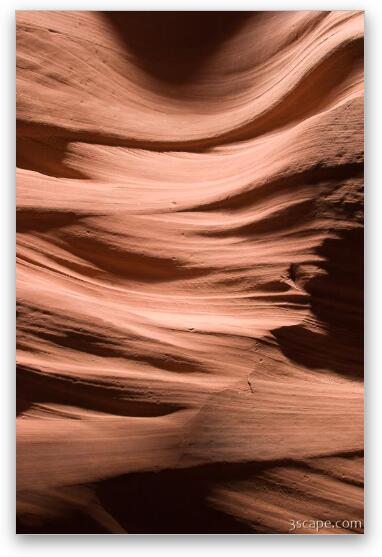 Inside the Antelope slot canyon Fine Art Print