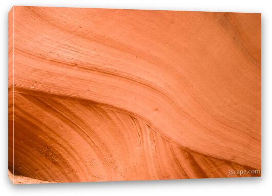 Inside the Antelope slot canyon Fine Art Canvas Print