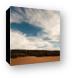 Skies over the sands Canvas Print