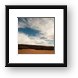 Skies over the sands Framed Print