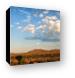 Shadow of the balloon over the desert Canvas Print