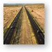 Arizona highway from the air Metal Print