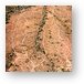 Aerial photo of Jeep trails in the desert Metal Print