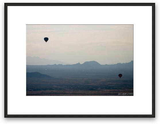 Hot air balloons Framed Fine Art Print
