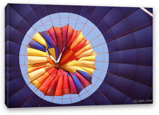 Letting the hot air out of the balloon Fine Art Canvas Print