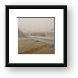 Thick fog at the airport delayed our flight two hours Framed Print