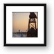 Sunset in Playa Del Mar Framed Print