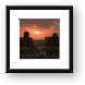 People watching the sunrise on the beach Framed Print